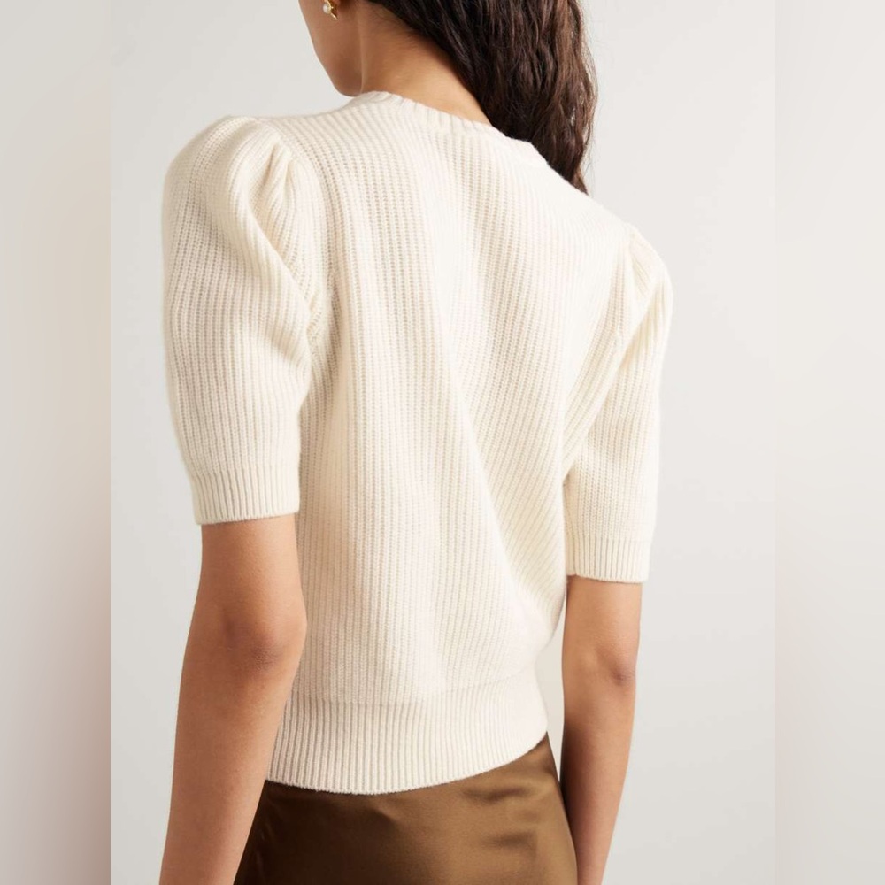 NWT Frame Denim Shrunken Wool and Cashmere Cardigan - Picture 6 of 9